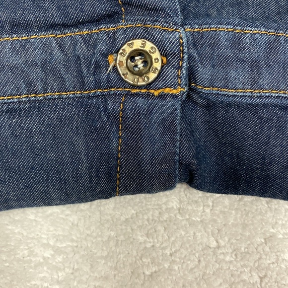 Bonpoint Girls Destiny Jumpsuit Romper Long Sleeve Denim look size 4 - Picture 11 of 12